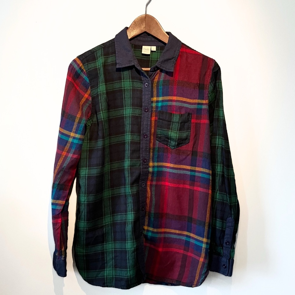 Simons Twik Multicolour Plaid Women Flannel Shirt